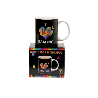 Mug Tetris Coeur - I Love Gaming Tetris  7,95 € - Stickboutik.com