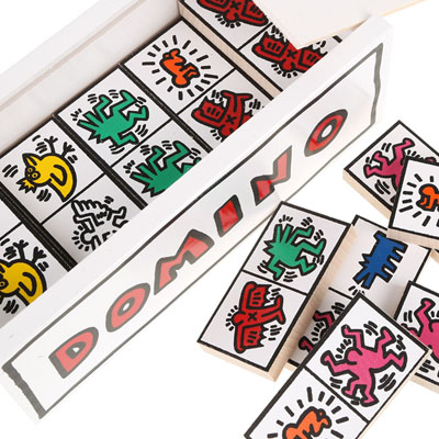 Domino Keith Haring - blanc Vilac � 29,5 &euro; - Stickboutik.com
