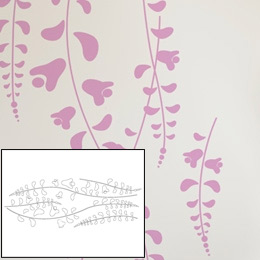 Sticker muraux Wisteria par Ilan Dei - Stickers muraux Design - Une exclusivit Stickboutik.com