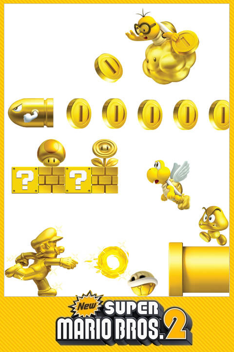 Stickers New Super Mario Bros. 2 - Version XXL: Stickers g�ants officiels Super Mario par Nintendo - 7/8